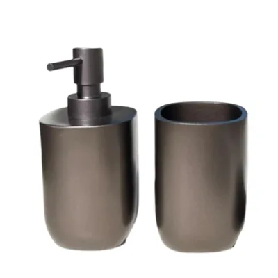 סט 2 חלקים מונחים בצבע גרפיט מסדרת CLASSIC