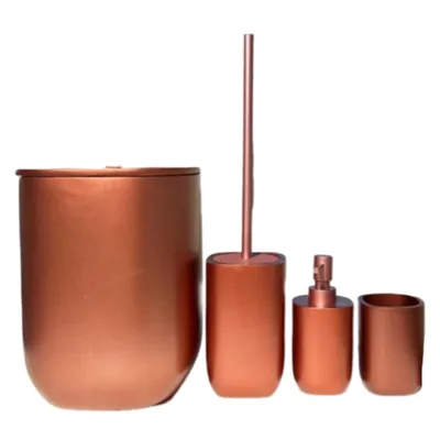 סט 4 חלקים בצבע רוז גולד מסדרת CLASSIC